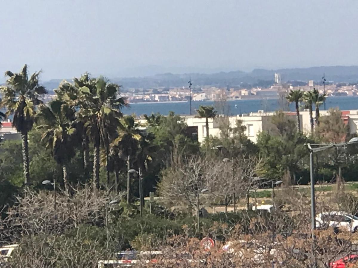 Charmant T2 Les Plages Dorées vue mer + parking Sète Exterior foto