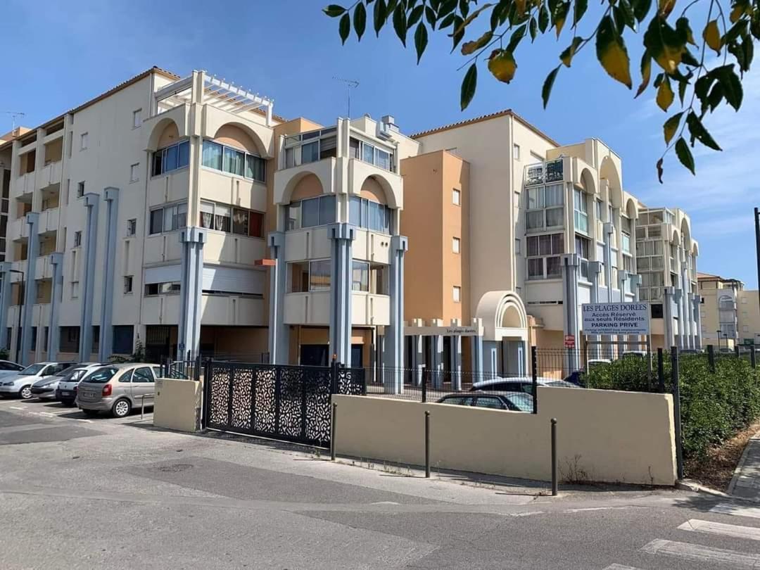 Charmant T2 Les Plages Dorées vue mer + parking Sète Exterior foto
